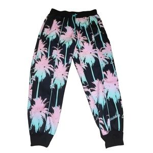 WESC Miami Vice color way piped joggers